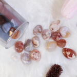 Solara Crystal Healing Sakura Agate Tumble