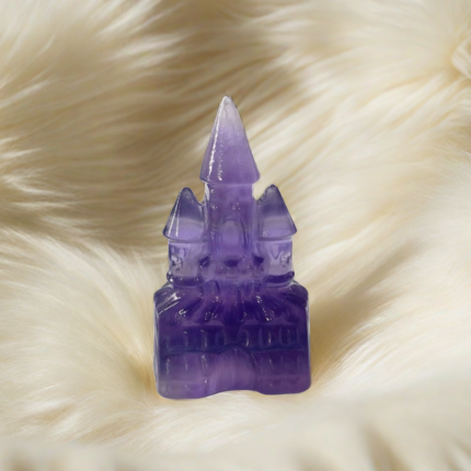 Solara Crystal Amethyst Castle Carve