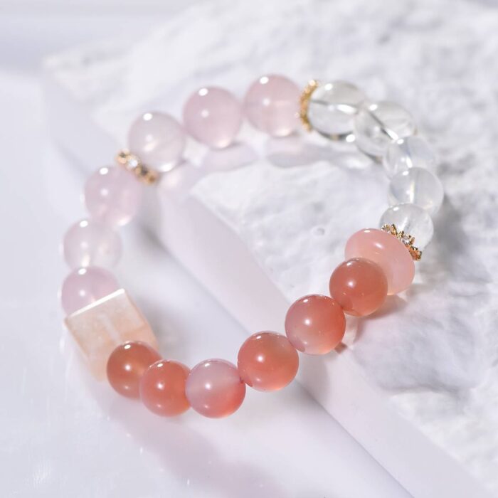 Solara Crystal Rose Quartz Bracelet