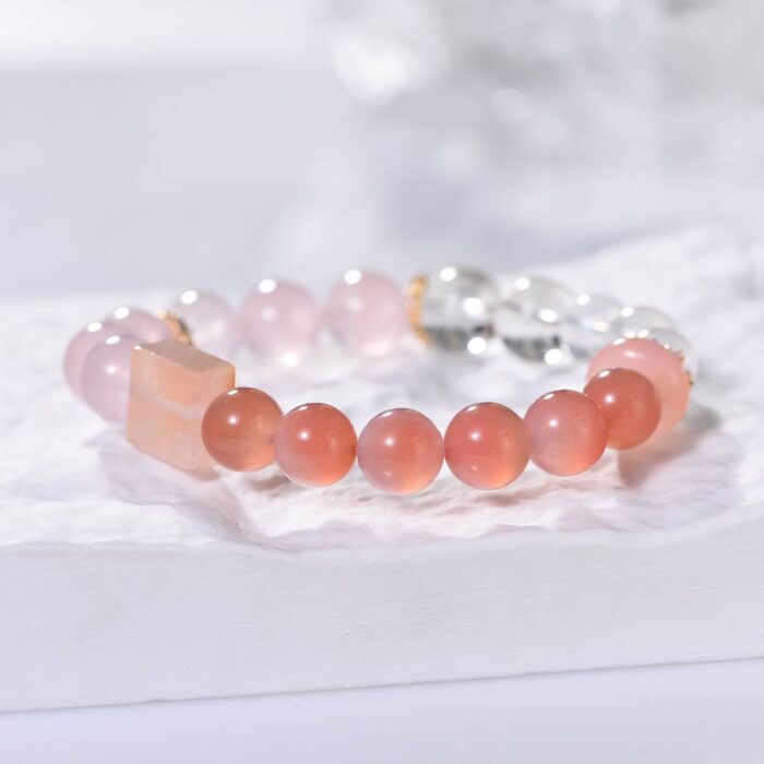 Solara Crystal Rose Quartz Bracelet