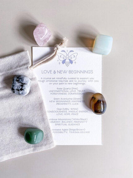 Buy Solara Crystal Love & New Beginnings Healing Crystal Pack