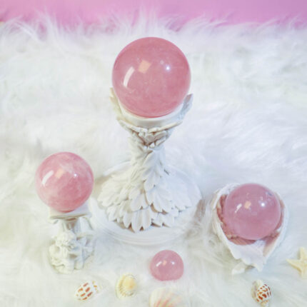 Buy Solara Crystal Rose Quartz Sphere