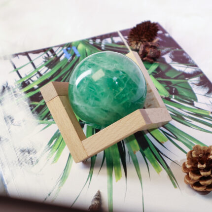 Buy Solara Crystal Green Fluorite Sphere